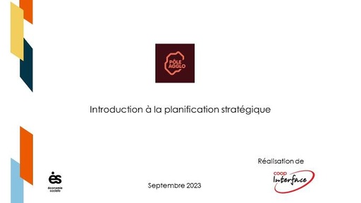 Introduction à la planification stratégique